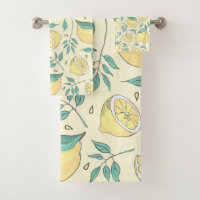 Modern Lemon Citrus Summer yellow Personalised    