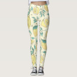 Modern Lemon Citrus Summer yellow Personalised    Leggings<br><div class="desc">Modern Lemon Citrus Summer yellow Personalised</div>