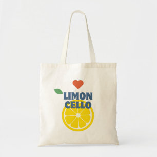 Modern Lemon Limoncello Favour Gift Merch Tote Bag