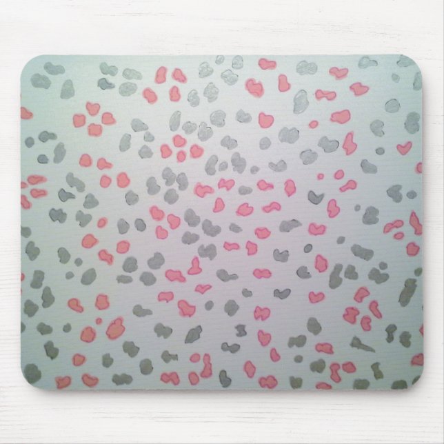 Modern Leopard Mouse Pad (Front)