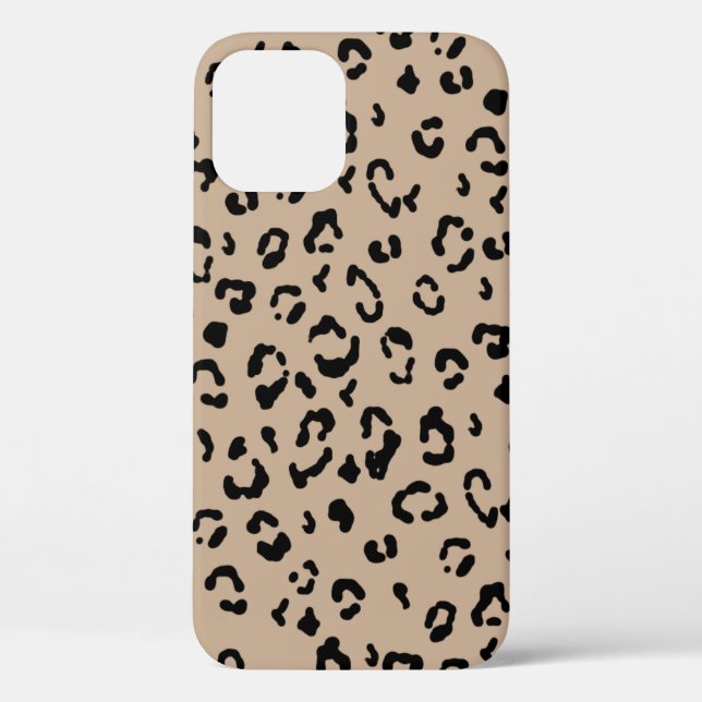 Modern Leopard Neutral I Cheetah Print Case-Mate iPhone Case (Back)