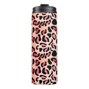 Modern Leopard Pattern Animal Print Thermal Tumbler