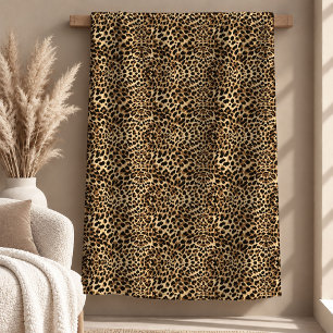 Modern Leopard Print Throw Blanket Decor