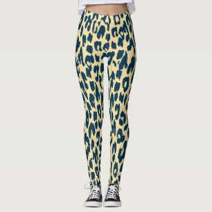 Modern Leopard Skin Pattern #14 Leggings