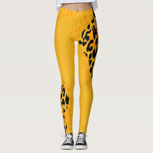 Modern Leopard Skin Pattern #24 Leggings