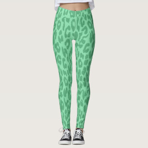 Modern Leopard Skin Pattern #35 Leggings