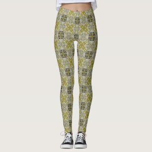 Modern Leopard Skin Pattern #4 Leggings