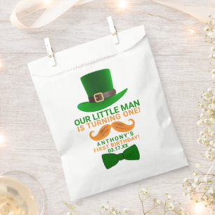 Modern Leprechaun St. Patrick's Any Age Birthday Favour Bags