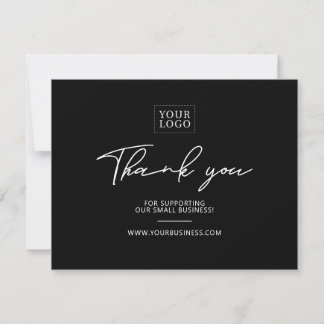Modern Lettering Business Package Thank You Card