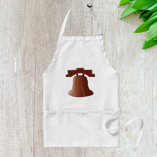 Modern Liberty Bell Patriotic Philadelphia Icon  Standard Apron