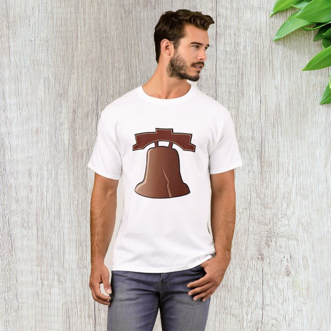 Modern Liberty Bell Patriotic Philadelphia Icon  T-Shirt (Creator Uploaded)