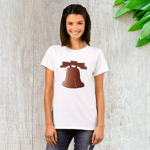 Modern Liberty Bell Patriotic Philadelphia Icon  T-Shirt