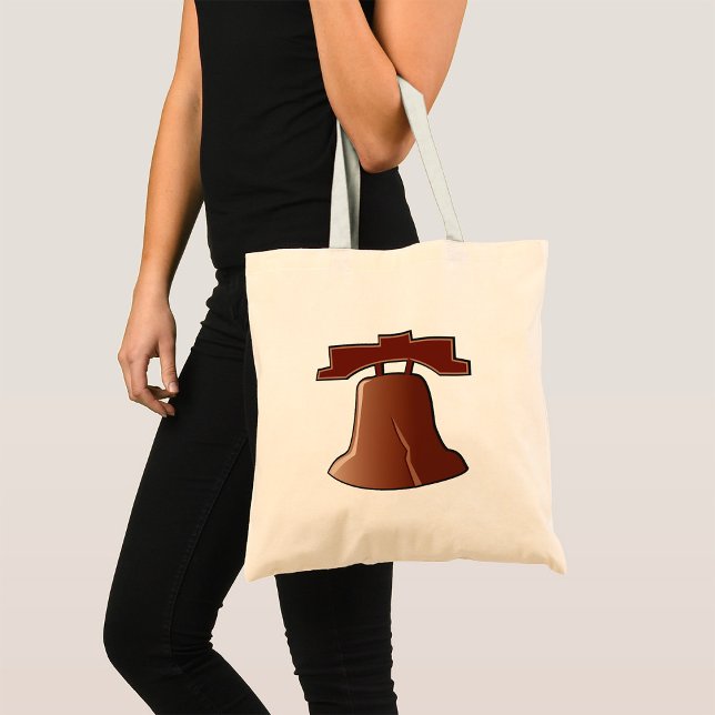 Modern Liberty Bell Patriotic Philadelphia Icon  Tote Bag (Creator Uploaded)