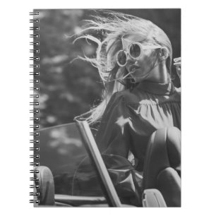 Modern Life Luxury Girl Driver Notebook