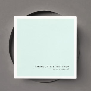 Modern light-blue-green napkin