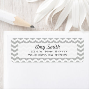 Modern Light Grey Chevron Pattern