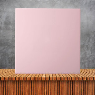 Modern Light Pink Plain Solid Color Tile