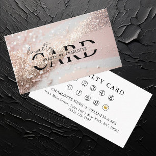 Modern, Lightpink-Gold-Glitter Salon,  10 -  Enclosure Card