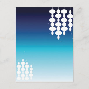 Modern Lights - RSVP card or postcard