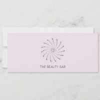 Modern Lilac Spiral Dot Elegant Gift Certificate