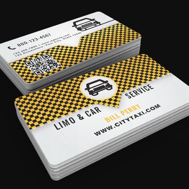 Modern Limo & Car Service Logo Design Business Card (Creator Uploaded)