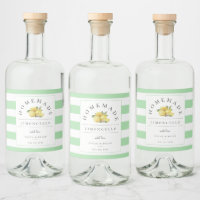 Modern Limoncello Coastal Celadon Green Stripe