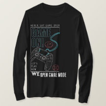Modern Line-Art Gamer Graphic Shirt - Let's Play N