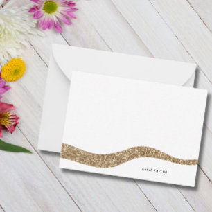 Modern Line Personal Note Cards