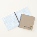 Modern Linen Gold Monogram Graph Paper Notebook<br><div class="desc">Minimal Modern Luxurious Gold Brushed Metal Monogram Initial Emblem Name Custom Text Beige Linen Texture Background Graph Paper Notebook. Stylish classic design that you can personalise with your monogram,  name and title or text of your choice in classic typography lettering.</div>