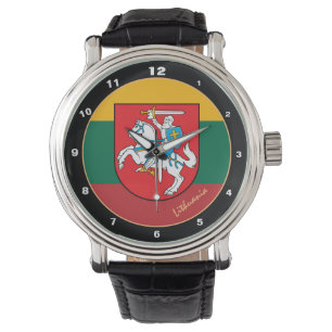 Modern Lithuania Knight & Lithuanian Flag / Design Watch