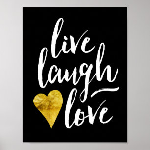 Modern Live, Laugh, Love Print (8.5x11)