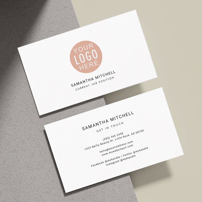 Modern Logo and Website Custom Business Card (Modern Logo and Website Custom Business Card)