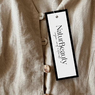 Modern Logo Clothing Hang Tag