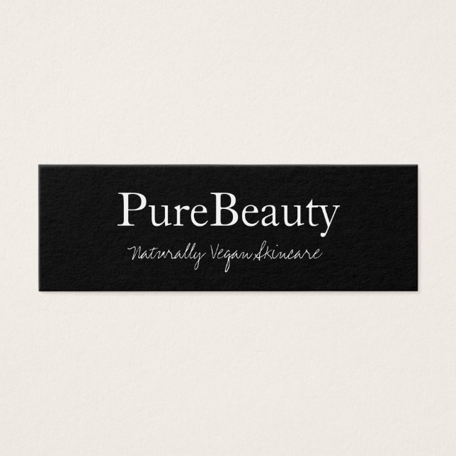 Modern Logo Clothing Minimal Hang Tag Design (Front)