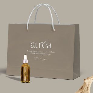 Modern Logo Cosmetic Shopping Large Gift Bag