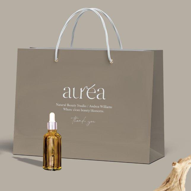 Modern Logo Cosmetic Shopping Large Gift Bag (Creator Uploaded)