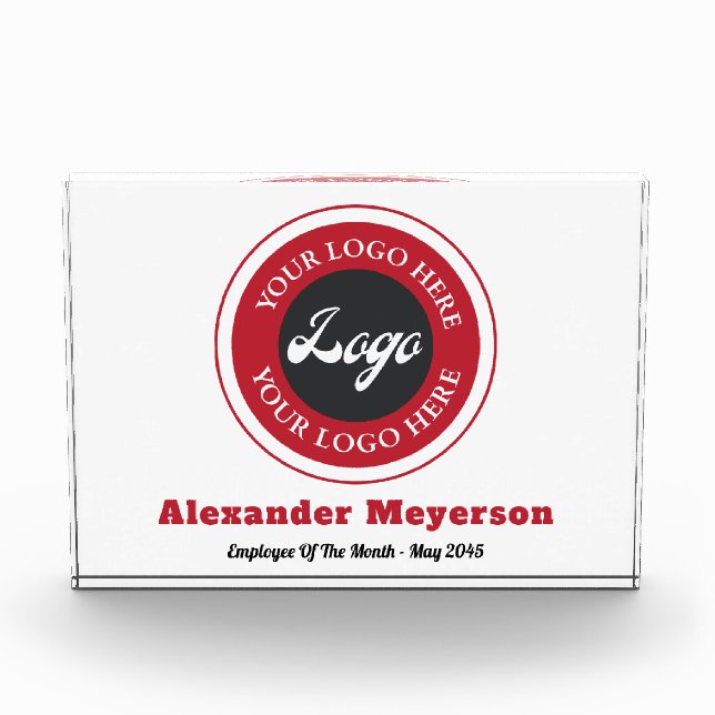 Modern Logo Employee Business Photo Block (Front)