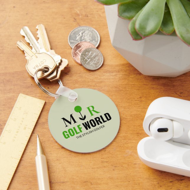 Modern Logo for a Golfer Key Ring (Desk)