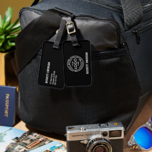 Modern Logo  Luggage Tag
