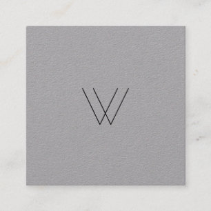 Modern Logo Minimalist Square Business Card