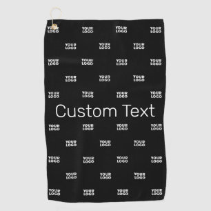 Modern Logo or Design Pattern with Any Image Golf Towel