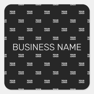 Modern Logo or Design Pattern with Any Image  Square Sticker