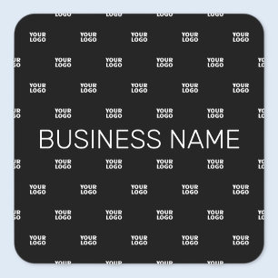 Modern Logo or Design Pattern with Any Image Square Sticker