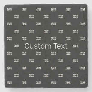 Modern Logo or Design Pattern with Any Image  Stone Coaster