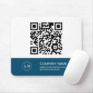 Modern Logo Personalised Mouse Mat