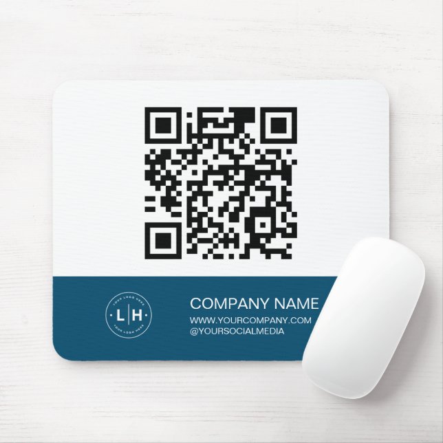 Modern Logo Personalised Mouse Mat (With Mouse)