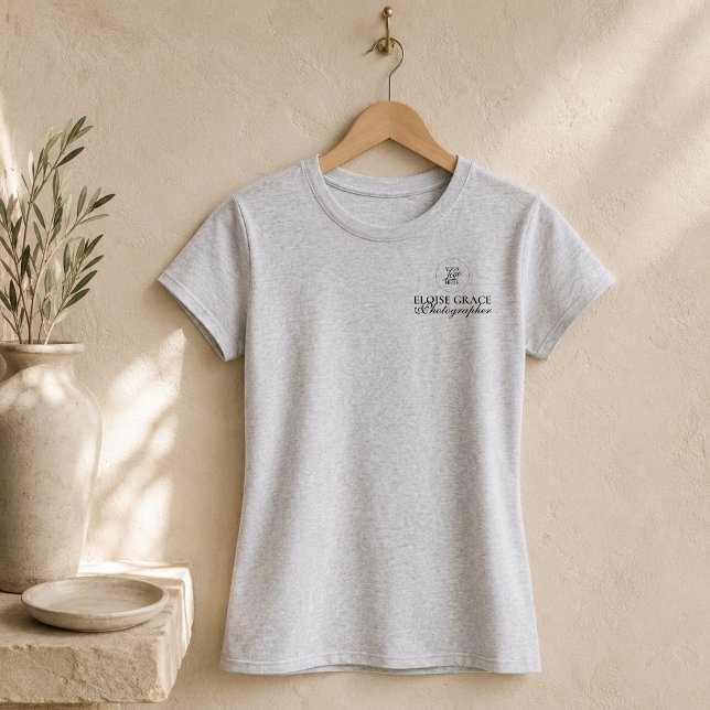 Modern Logo Photographer Script Business Tri-Blend Shirt (Modern Logo Photographer Script Business Tri-Blend Shirt)
