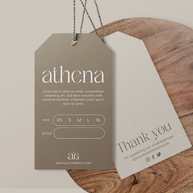 Modern Logo Price Hang Tag (Creator Uploaded)