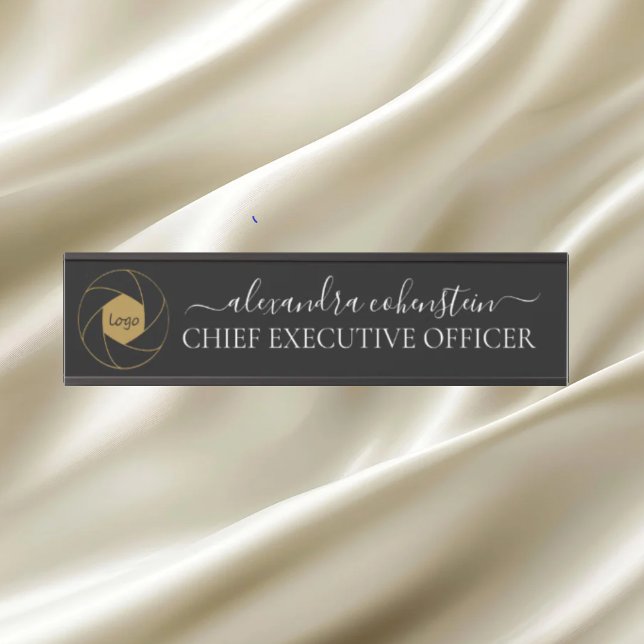 Modern Logo Script Office Door Sign (Creator Uploaded)