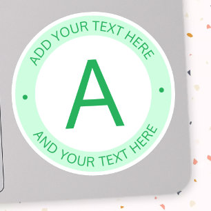 Modern Logo Style Monogram   Green